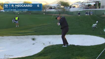 Rasmus Højgaard | Round 1 | 10th hole | Shot 2 | 2025 WM Phoenix Open