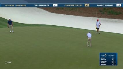Chandler Phillips | Round 4 | 14th hole | Shot 5 | 2025 THE PLAYERS