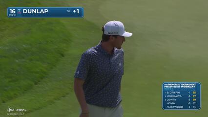 Nick Dunlap | Round 1 | 16th hole | Shot 3 | 2025 the Memorial