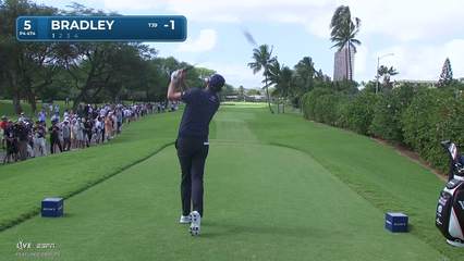 Keegan Bradley | Round 1 | 5th hole | Shot 1 | 2026 Sony Open
