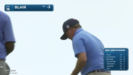 Zac Blair | Round 4 | 16th hole | Shot 5 | 2026 Sony Open