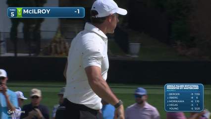 Rory McIlroy | Round 2 | 5th hole | Shot 4 | 2026 Arnold Palmer