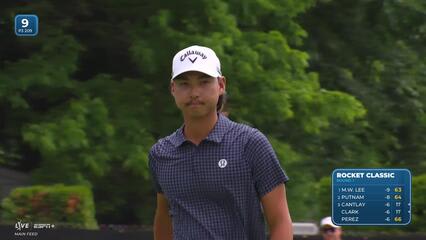 Min Woo Lee | Round 1 | 9th hole | Shot 2 | 2025 Rocket Classic