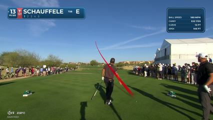 Xander Schauffele | Round 2 | 13th hole | Shot 1 | 2026 WM Phoenix Open