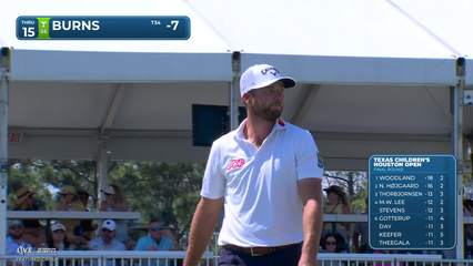 Sam Burns | Round 4 | 15th hole | Shot 5 | 2026 Texas Children's