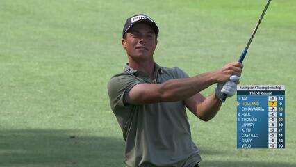 Viktor Hovland | Round 3 | 10th hole | Shot 2 | 2025 Valspar