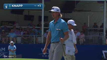 Jake Knapp | Round 1 | 9th hole | Shot 3 | 2025 Wyndham