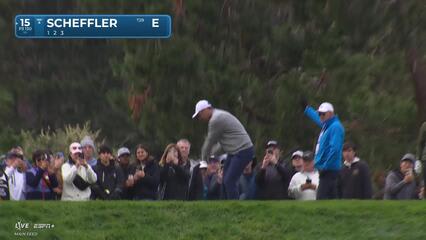 Scottie Scheffler | Round 1 | 15th hole | Shot 1 | 2025 AT&T Pebble Beach