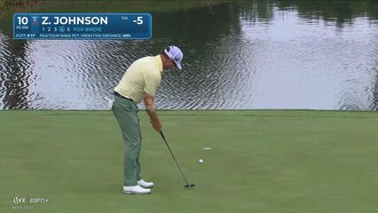 Zach Johnson | Round 4 | 10th hole | Shot 4 | 2025 John Deere