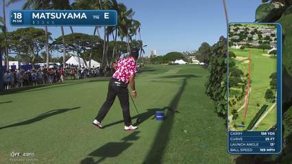 Hideki Matsuyama | Round 2 | 18th hole | Shot 1 | 2026 Sony Open