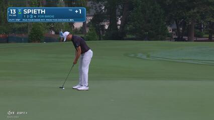 Jordan Spieth | Round 1 | 13th hole | Shot 3 | 2025 Wyndham