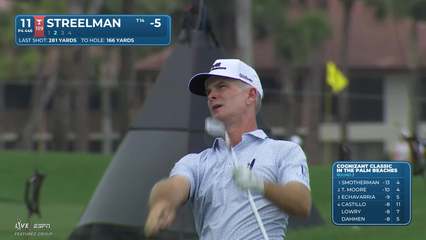 Kevin Streelman | Round 3 | 11th hole | Shot 2 | 2026 Cognizant Classic
