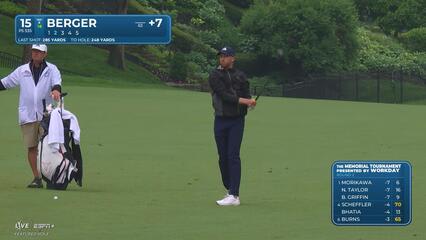 Daniel Berger | Round 2 | 15th hole | Shot 2 | 2025 the Memorial