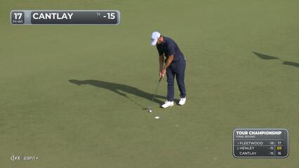 Patrick Cantlay | Round 4 | 17th hole | Shot 4 | 2025 TOUR Championship