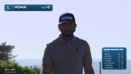 Max Homa | Round 2 | 4th hole | Shot 4 | 2026 Farmers