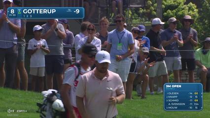 Chris Gotterup | Round 2 | 8th hole | Shot 2 | 2025 3M Open