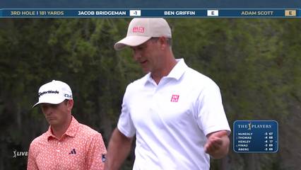 Adam Scott | Round 1 | 3rd hole | Shot 3 | 2026 THE PLAYERS