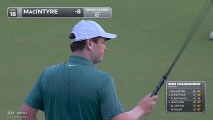 Robert MacIntyre | Round 1 | 18th hole | Shot 3 | 2025 BMW Championship