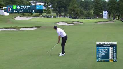 Matt McCarty | Round 4 | 9th hole | Shot 4 | 2025 Baycurrent