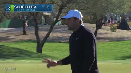 Scottie Scheffler | Round 1 | 13th hole | Shot 4 | 2026 WM Phoenix Open
