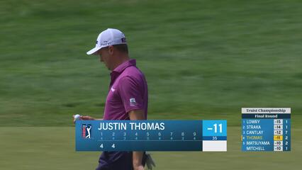 Justin Thomas | Round 4 | 2nd hole | Shot 4 | 2025 Truist Championship