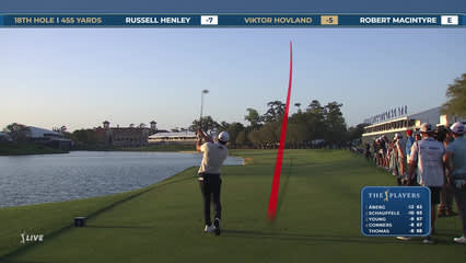 Viktor Hovland | Round 2 | 18th hole | Shot 1 | 2026 THE PLAYERS