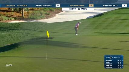 Joe Highsmith | Round 1 | 2nd hole | Shot 4 | 2025 THE PLAYERS