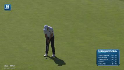 Matt Fitzpatrick | Round 4 | 18th hole | Shot 4 | 2026 The Genesis