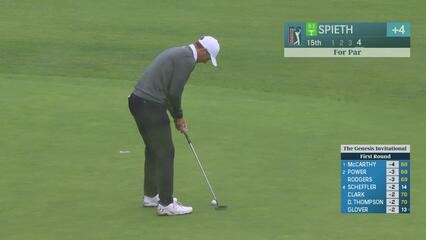 Jordan Spieth | Round 1 | 15th hole | Shot 5 | 2025 Genesis