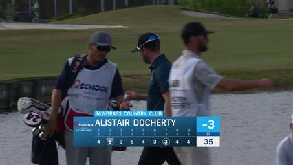 Alistair Docherty | Round 3 | 9th hole | Shot 4 | 2024 PGA TOUR Q-School
