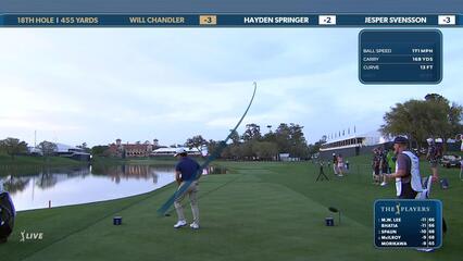 Will Chandler | Round 2 | 18th hole | Shot 1 | 2025 THE PLAYERS