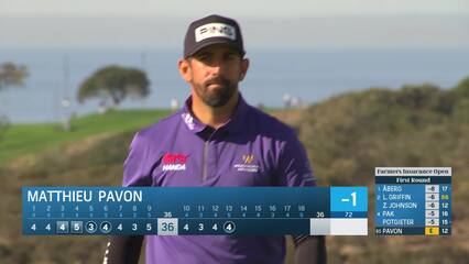 Matthieu Pavon | Round 1 | 13th hole | Shot 4 | 2025 Farmers