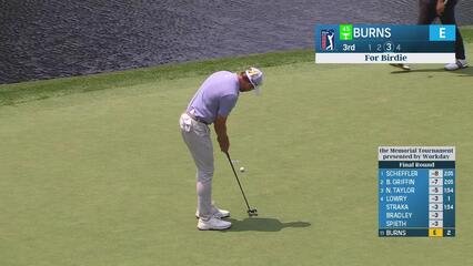 Sam Burns | Round 4 | 3rd hole | Shot 3 | 2025 the Memorial