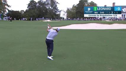 Justin Leonard | Round 3 | 9th hole | Shot 3 | 2025 Dominion