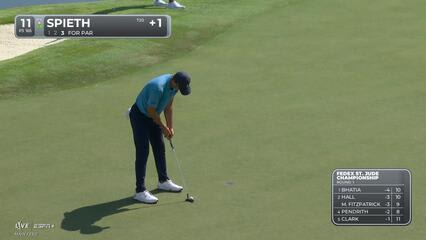 Jordan Spieth | Round 1 | 11th hole | Shot 3 | 2025 FedEx St. Jude