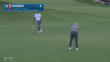 Alex Noren | Round 1 | 14th hole | Shot 3 | 2025 Bank of Utah