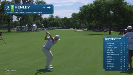 Russell Henley | Round 1 | 3rd hole | Shot 2 | 2026 Charles Schwab