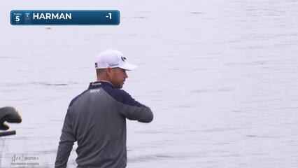 Brian Harman | Round 2 | 5th hole | Shot 3 | 2025 AT&T Pebble Beach