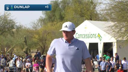 Nick Dunlap | Round 2 | 9th hole | Shot 4 | 2025 WM Phoenix Open