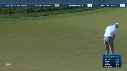 Brian Campbell | Round 2 | 4th hole | Shot 4 | 2025 THE PLAYERS