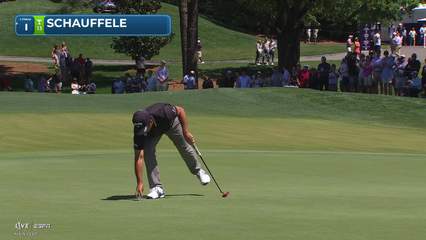 Xander Schauffele | Round 2 | 10th hole | Shot 4 | 2026 Truist Championship