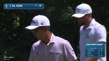 Michael Kim | Round 2 | 5th hole | Shot 4 | 2025 John Deere