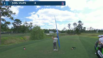 Karl Vilips | Round 1 | 2nd hole | Shot 1 | 2026 Houston Open