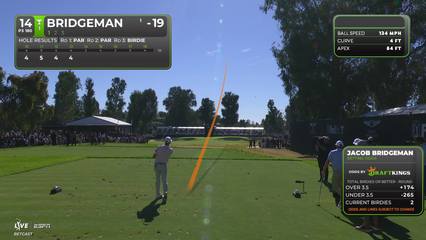 Jacob Bridgeman | Round 4 | 14th hole | Shot 1 | 2026 The Genesis