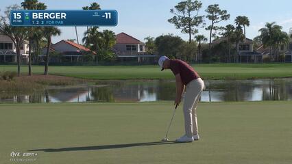 Daniel Berger | Round 2 | 15th hole | Shot 3 | 2025 Cognizant Classic