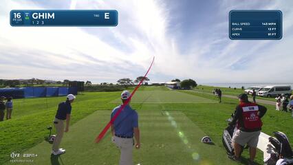 Doug Ghim | Round 1 | 16th hole | Shot 1 | 2025 Farmers