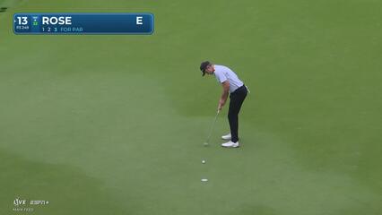 Justin Rose | Round 1 | 13th hole | Shot 3 | 2025 Valero