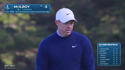 Rory McIlroy | Round 1 | 2nd hole | Shot 3 | 2026 AT&T Pebble Beach