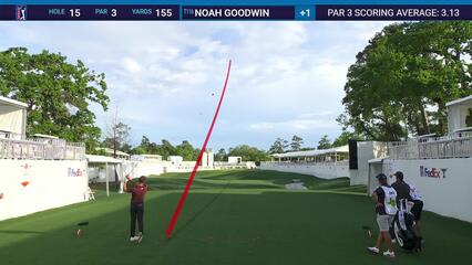 Noah Goodwin | Round 2 | 15th hole | Shot 1 | 2025 Houston Open