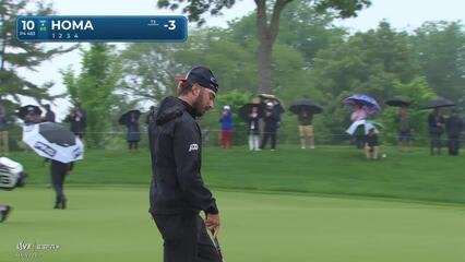 Max Homa | Round 2 | 10th hole | Shot 3 | 2025 the Memorial